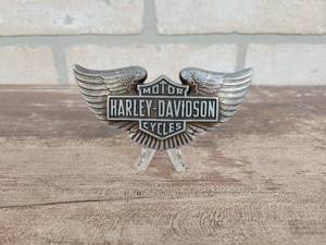 Vintage Winged Harley Davidson Belt Buckle - 1973 Righteous Products Inc. - Approx. 4.25 Wide