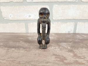 Hongshan Meteorite Skull Statue - Approx. 4 Tall