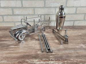 GODINGER Fire Truck Metal Bar Set - Approx. 14 Long