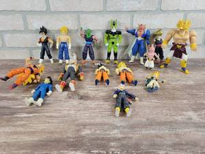 Collection of Dragon Ball Z Action Figures - Dates from 1996 to 2004