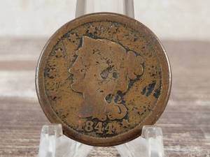 1844 Braided Hair Large US Cent
