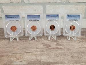 (4) PCGS Graded Lincoln Cents