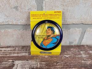 Vintage 1979 DUNCAN Superman Magic Motion Yo-Yo - Original Package