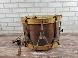 Antique W.J. Dyer & Bro. Drum - St. Paul MN - Approx. 16.25 Diameter x 11 Tall