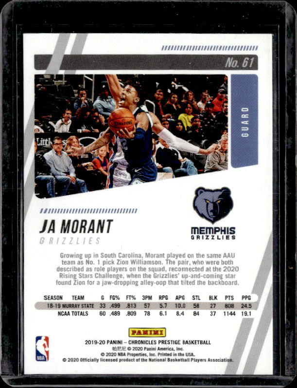 2020 Prestige JA Morant Rookie #61