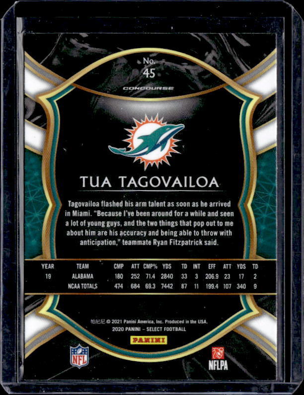 2020 Select Tua Tagovailoa Rookie #45