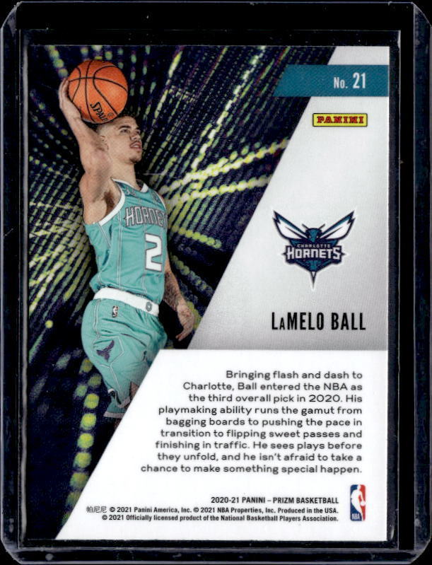 2020 Prizm Instant Impact LaMelo Ball Rookie #21