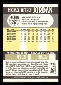 1990 Fleer Michael Jordan #26