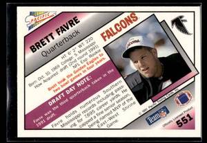 1991 Pacific Brett Favre Rookie #551