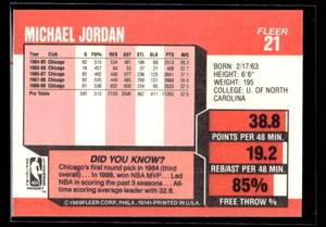 1989 Fleer Michael Jordan #21