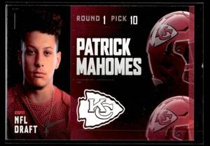 2017 ESPN NFL Draft Pat Mahomes II Rookie Card
