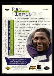 1996 Collectors Choice Ray Lewis Rookie #U32