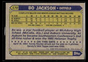 1987 Topps Bo Jackson Rookie #170