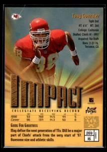 1997 Finest Tony Gonzalez Rookie #269
