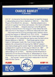 1987 Fleer All Star Sticker Charles Barkley #6