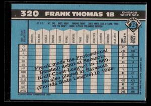 1990 Bowman Frank Thomas Rookie #320