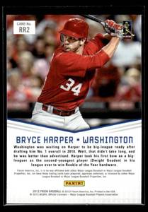 2012 Prizm Rookie Relevance Bryce Harper #RR2