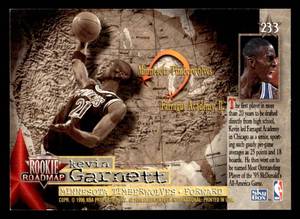 1995 Skybox Kevin Garnett Rookie #233