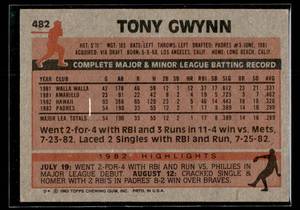 1983 Topps Tony Gwynn Rookie #482