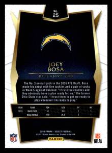 2016 Select Prizm Joey Bosa Rookie #25