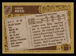 1986 Topps Andre Reed Rookie #388
