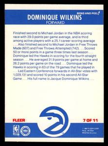 1987 Fleer All Star Sticker Dominque Wilkins #7