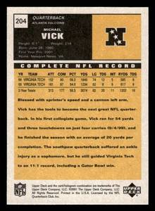 2001 Upper Deck Vintage Michael Vick Rookie #204