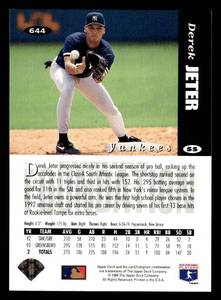 1994 Collectors Choice Future Foundation Derek Jeter #644