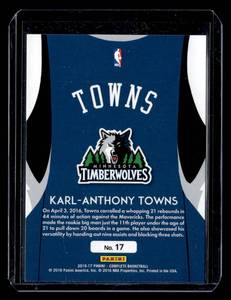 2016 Panini Complete Away Jersy Karl-Anthony Towns #17