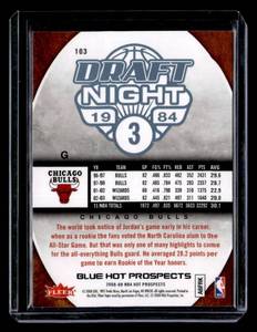 2008 Fleer Hot Prospects Draft Night Michael Jordan #103
