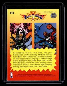 1992 Upper Deck Fanimation Michael Jordan & Larry Bird #510