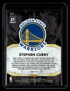 2020 Optic Winner Stays Holo Stephen Curry #3