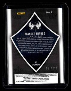 2022 Crusade Prizm Wander Franco Rookie Serial #001299