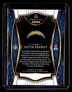 2020 Select Premiere Level Justin Herbert Rookie #144