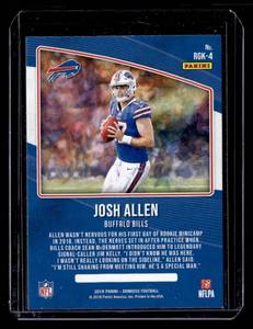 2018 Donruss Rookie Gridiron Kings Josh Allen Rookie #RGK-4