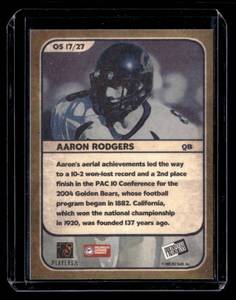 2005 Press Pass Old School Aaron Rodgers Rookie #17
