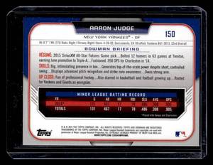 2015 Bowman Aaron Judge Rookie #150