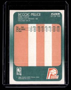 1988 Fleer Reggie Miller Rookie #57