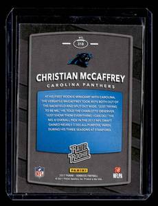 2018 Donruss Press Proof Rated Rookie Christian McCaffrey Rookie #318