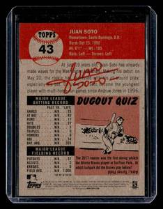 2018 Topps Living Set Juan Soto Rookie #43