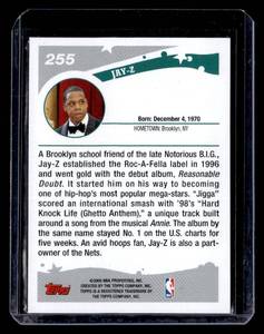 2005 Topps JAY-Z Rookie Card #255