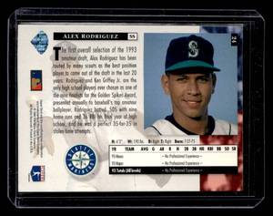 1994 Upper Deck Electric Diamond Alex Rodriguez Rookie #24