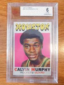 BGS 6 1971 Topps Calvin Murphy Rookie #58