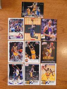 (10) Kobe Bryant Cards HOF