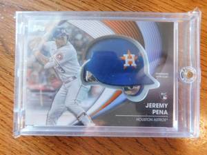2022 Topps Update Batting Helmet Jeremy Pena Rookie #BH-JPE