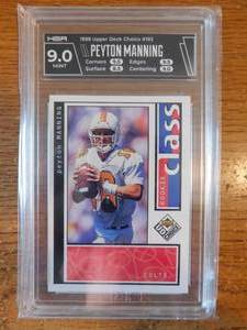 HGA 9 1998 Upper Deck Choice Peyton Manning Rookie #193