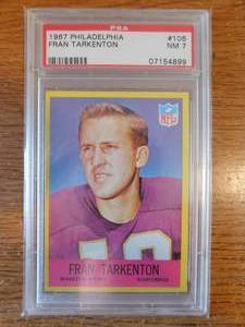 PSA 7 1967 Philadelphia Fran Tarkenton #106