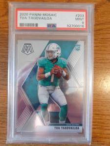 PSA 9 2020 Mosaic Tua Tagovailoa Rookie #203