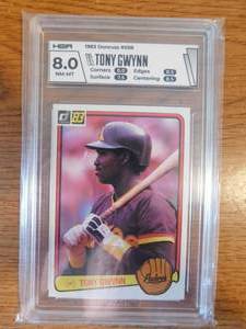 HGA 8 1983 Donruss Tony Gwynn Rookie #598