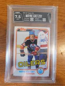 HGA 7.5 1981 Topps Wayne Gretzky #16